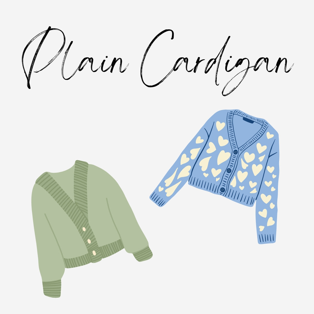 Plain Knit Cardigan