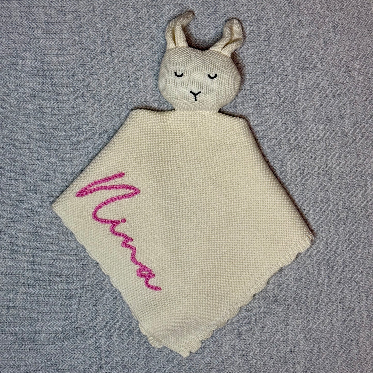 Personalised Baby/Toddler Rabbit Teddy Comforter