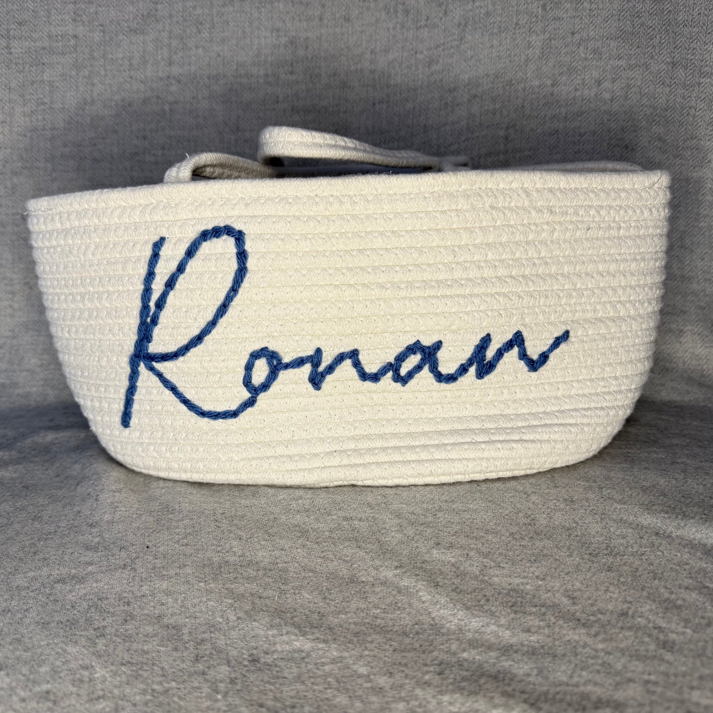 Personalised Rope Basket