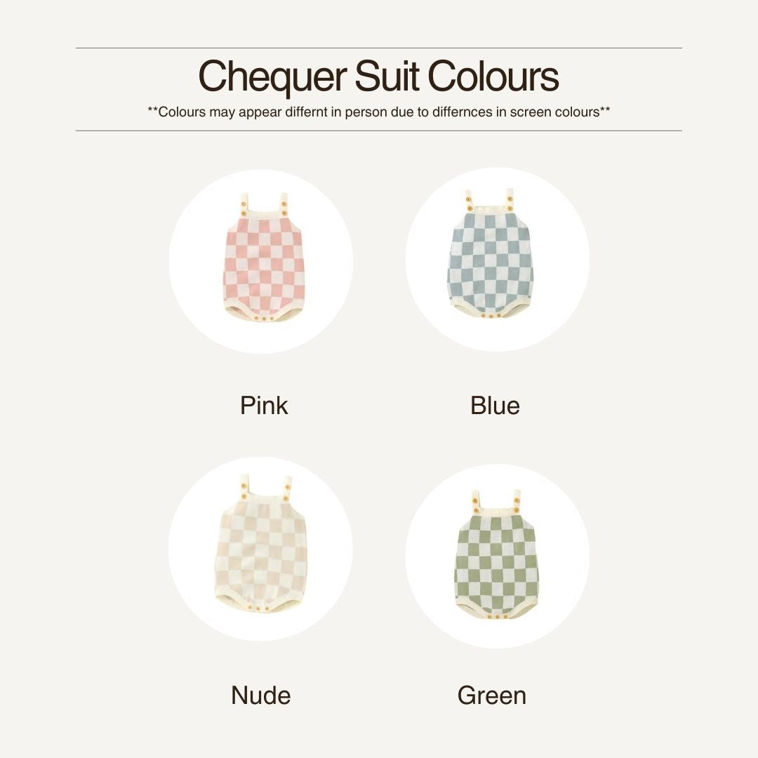 Personalised Chequer Romper