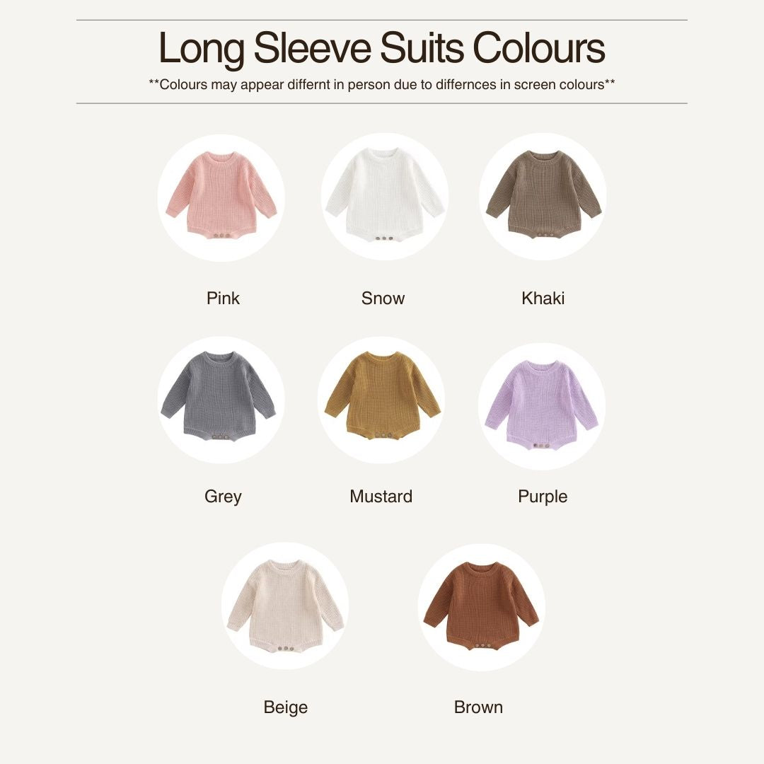 Personalised Long Sleeve Onesie