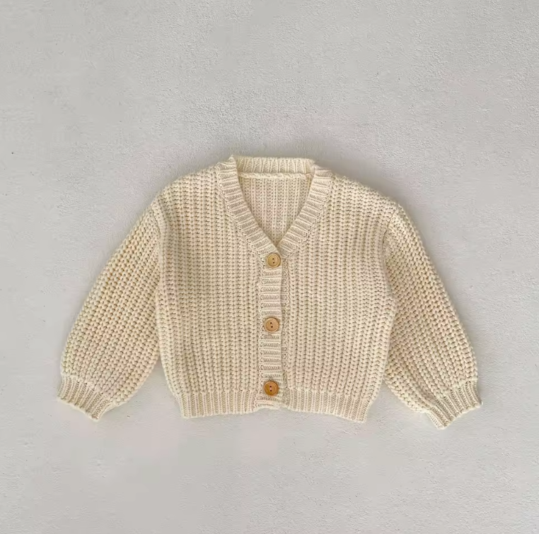 Personalised Chunky Cotton Cardigan