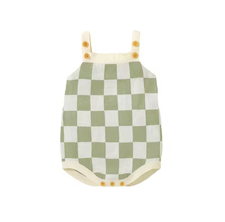 Personalised Chequer Romper