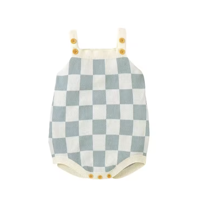 Personalised Chequer Romper