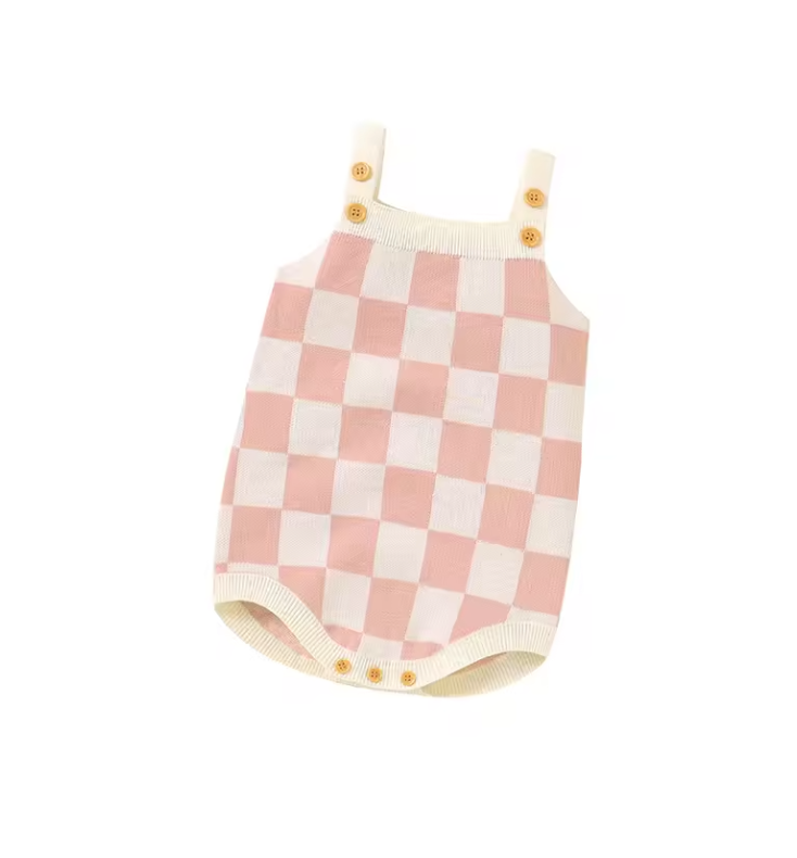Personalised Chequer Romper