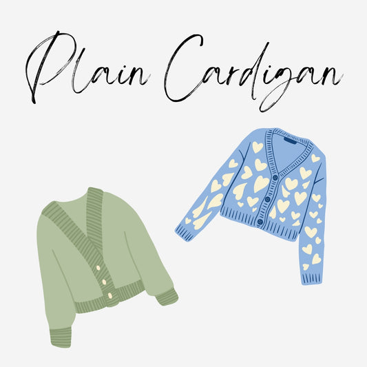 Plain Knit Cardigan