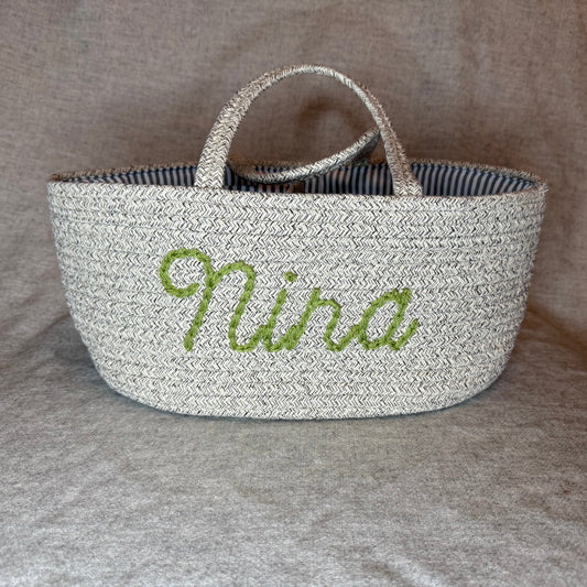 Personalised Rope Basket