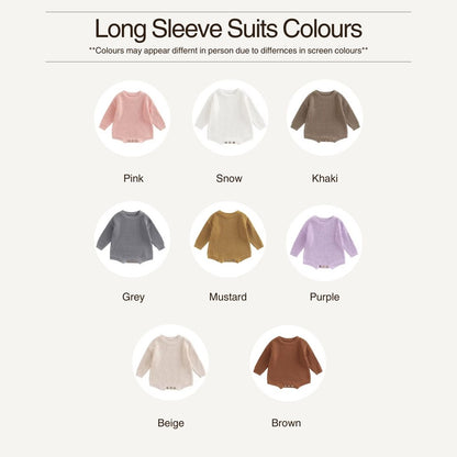 Personalised Long Sleeve Onesie