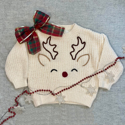 Rudolph Reindeer Knit Sweater